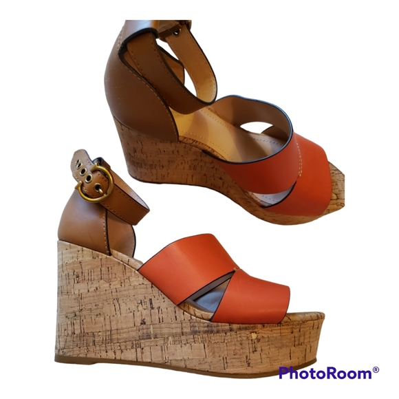 Coach Wedges Sandals Platform - Picture 1 of 7